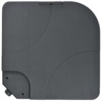 Sonnenschirm mit Tragbarem Sonnenschirmständer Anthrazit – Bild 10