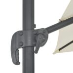 Sonnenschirm mit Tragbarem Sonnenschirmständer Anthrazit – Bild 8