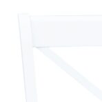 5-tlg. Essgruppe Gummiholz Massiv Weiss – Bild 6