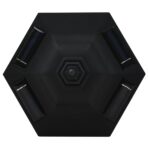 Solar-Aussenleuchten 6 Stk. LED Schwarz – Bild 8