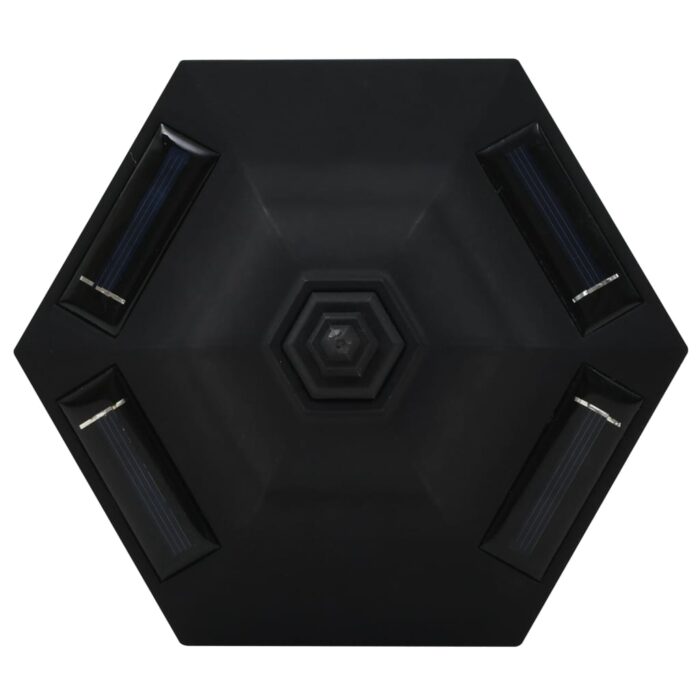 Solar-Aussenleuchten 6 Stk. LED Schwarz – Bild 8