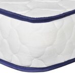 Bett mit Memoryschaum-Matratze Weiss Kunstleder 90×200 cm – Bild 12