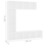 3-tlg. / Buchschränke / Bücherregal / Bücherschränke – Bild 6