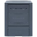 Gartenkomposter 2 Stk. Grau 60 x 60 x 73 cm 520 L – Bild 2