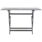 5-tlg. Garten-Essgruppe Massivholz Akazie Grau – Bild 3