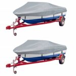 Bootspersenninge 2 Stk. Grau Länge 427-488 cm Breite 173 cm