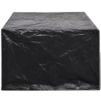 Gartenmöbel-Abdeckungen 2 Stk. 4 Personen Poly Rattan 8 Ösen – Bild 3