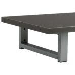 2-tlg. Badmöbel-Set Keramik Eichenbraun – Bild 12