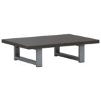 2-tlg. Badmöbel-Set Keramik Eichenbraun – Bild 9