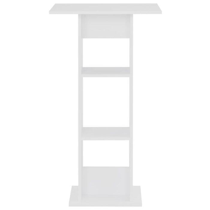 Bartisch Weiss 60x60x110 cm – Bild 2