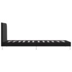 Bettgestell Schwarz Stoff 90x200 cm – Bild 4