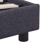 Bettgestell Hellgrau Stoff 140x200 cm – Bild 6
