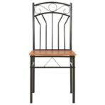 Esszimmerstühle 6 Stk. Braun MDF – Bild 3