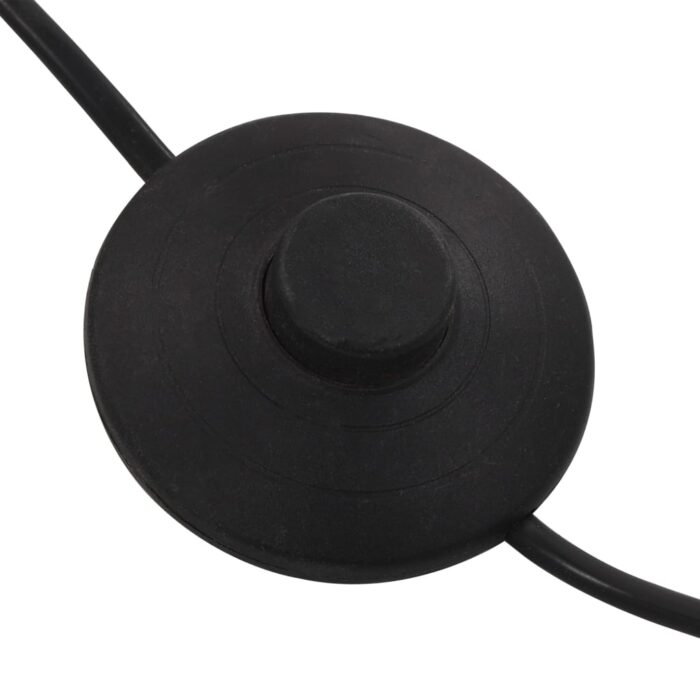 Stehlampe 200 cm 5 x E14 Silbern – Bild 8