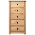 Sideboard 46x40x89 cm Kiefernholz Panama – Bild 3