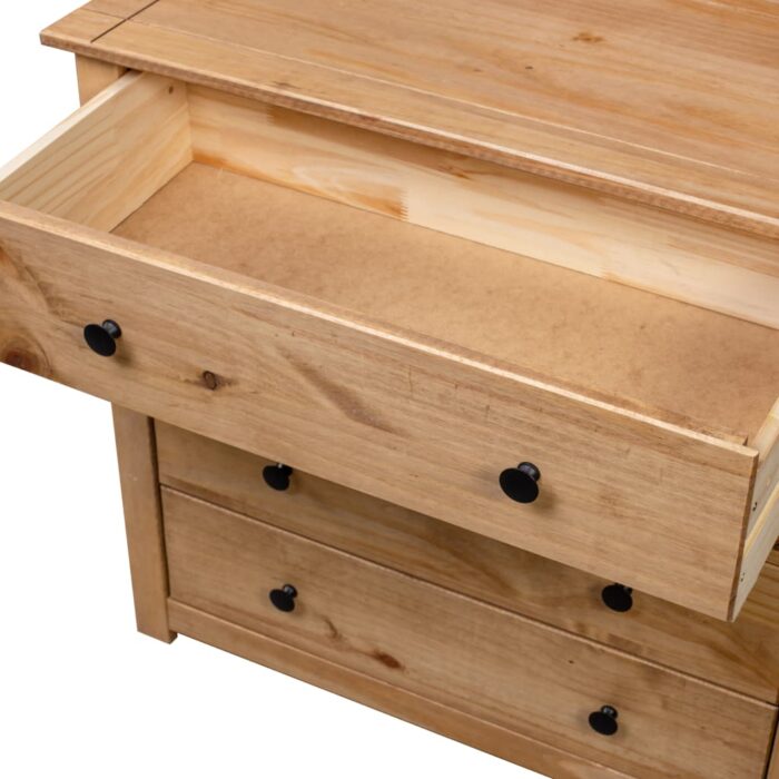 Sideboard 80x40x73 cm Kiefernholz Panama – Bild 4