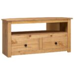 TV-Eckschrank - Massivholz Kiefer