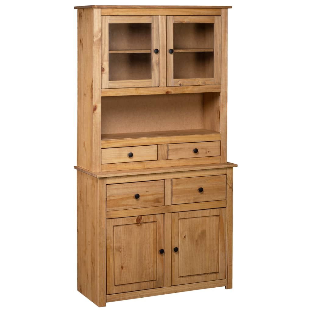 282700_1.jpg Highboard 93x40,5x180 cm Kiefernholz Panama – Bild 1