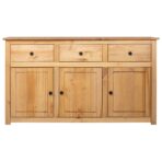 Sideboard 135 x 40 x 80 cm Massivholz Panama-Kiefer – Bild 2