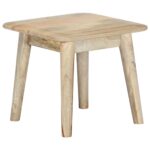 Couchtisch 45x45x40 cm Massivholz Mango und Eisen