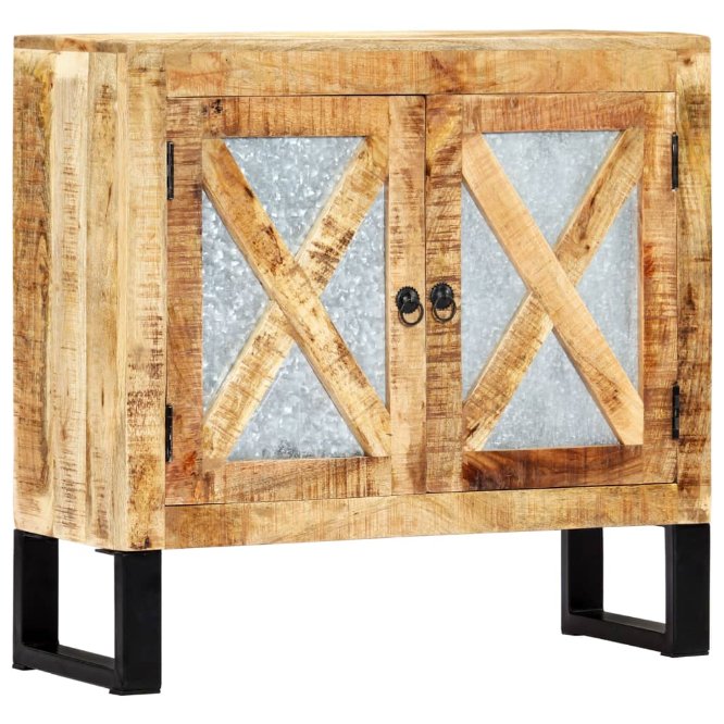 282755_1.jpg Sideboard 80 x 30 x 76 cm Massivholz Mango – Bild 1