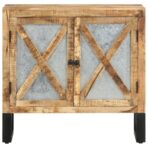 Sideboard 80 x 30 x 76 cm Massivholz Mango – Bild 2