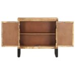 Sideboard 80 x 30 x 76 cm Massivholz Mango – Bild 4