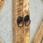 Sideboard 80 x 30 x 76 cm Massivholz Mango – Bild 8