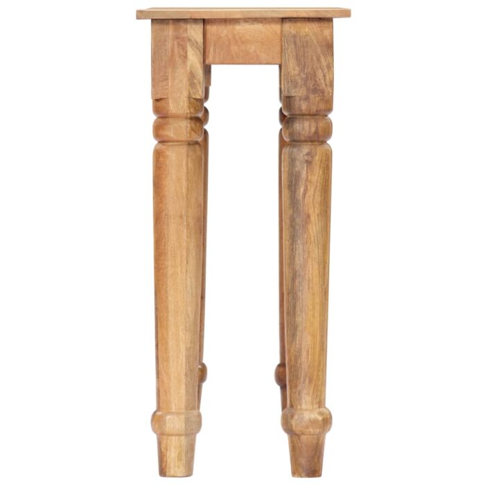 Konsolentisch 110x35x77 cm Massivholz Mango – Bild 3