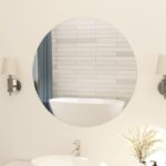 Wandspiegel mit LED-Beleuchtung Rund Glas