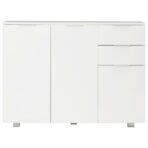 Sideboard Hochglanz-Weiss 107x35x80,5 cm – Bild 3