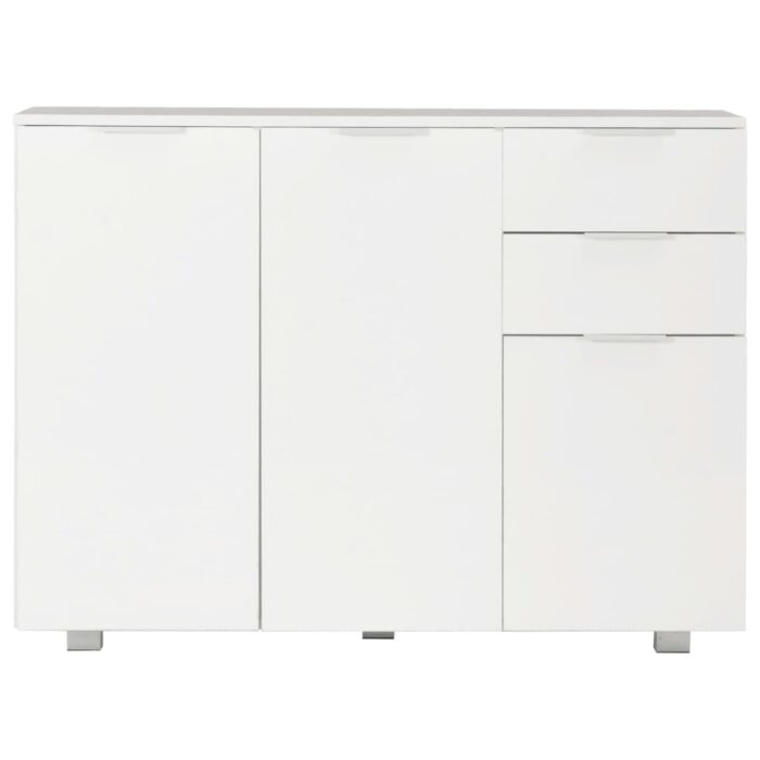 Sideboard Hochglanz-Weiss 107x35x80,5 cm – Bild 3