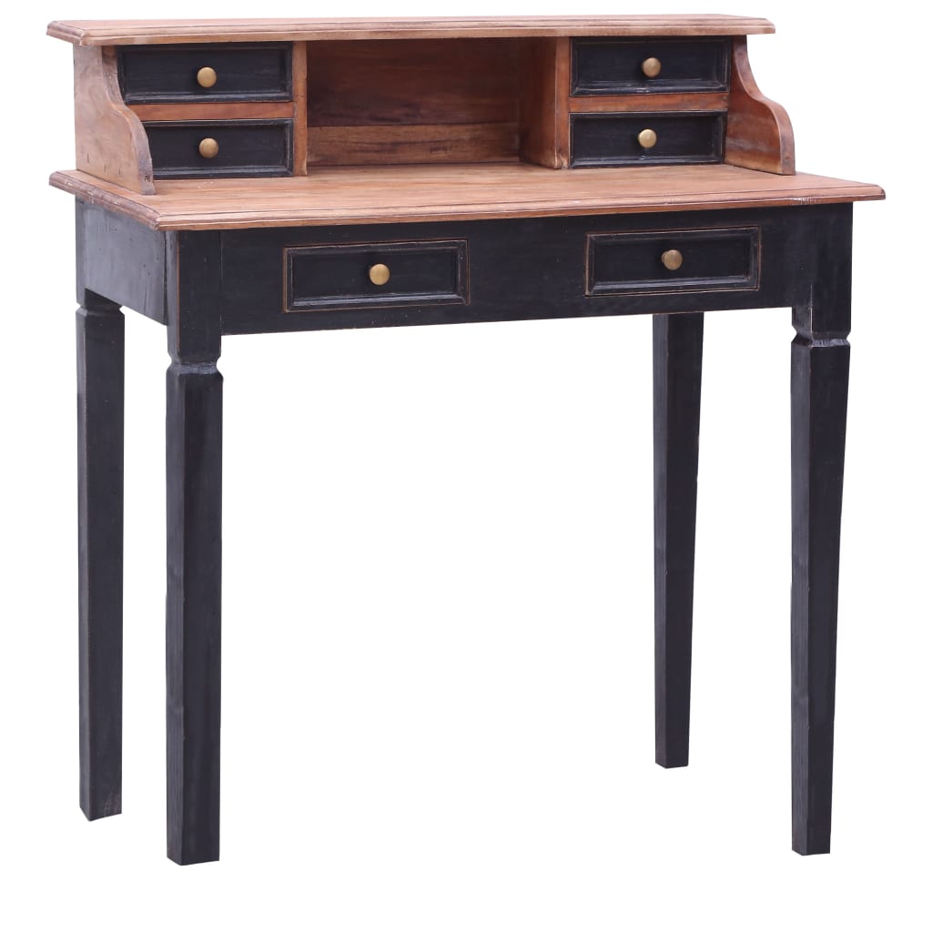 283910_1.jpg Schreibtisch mit Schubladen 90x50x101 cm Altholz Massiv – Bild 1