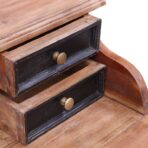 Schreibtisch mit Schubladen 90x50x101 cm Altholz Massiv – Bild 8
