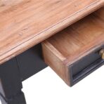 Schreibtisch mit Schubladen 90x50x101 cm Altholz Massiv – Bild 9