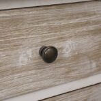 Nachttische / Nachttisch 35x30x50 cm Paulownia Holz – Bild 7
