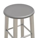 Barhocker 2 Stk. Anthrazit MDF – Bild 4