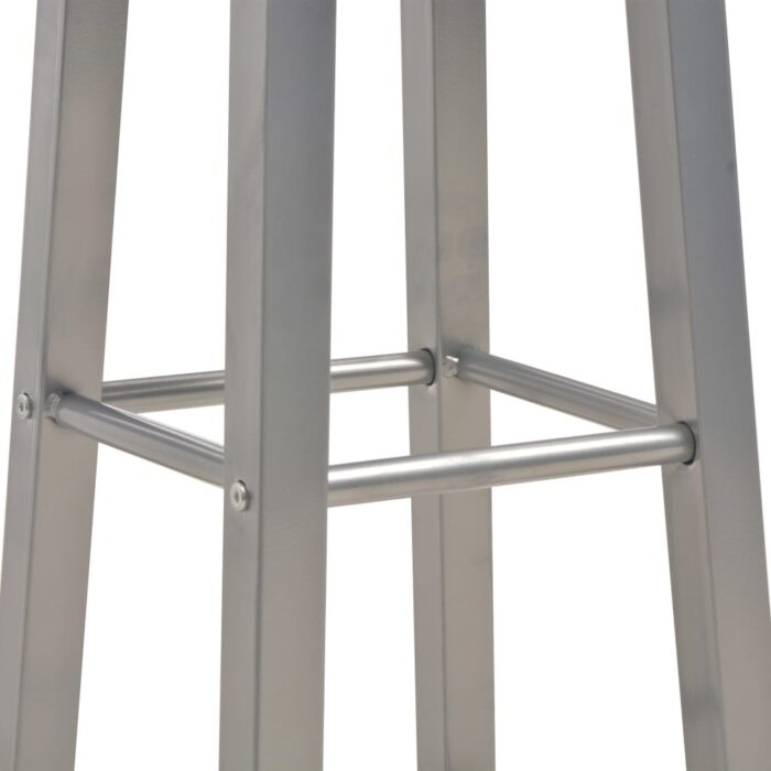 Barhocker 2 Stk. Anthrazit MDF – Bild 5