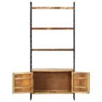 Bücherregal 4 Ebenen 80x30x180 cm - Massivholz Akazie – Bild 3