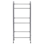 Kistenregal für 3 Kisten Silbern 50x33x116 cm Stahl – Bild 3