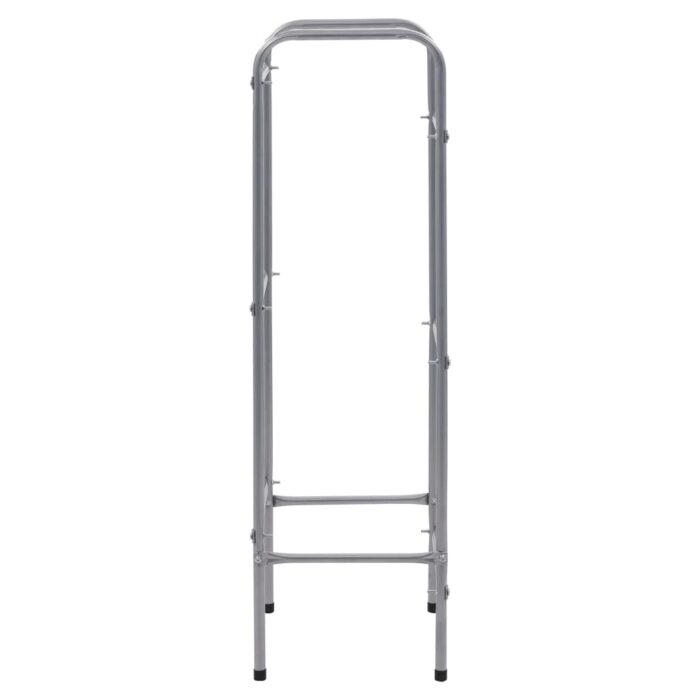 Kistenregal für 3 Kisten Silbern 50x33x116 cm Stahl – Bild 4