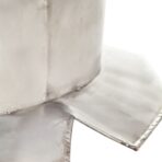 vidaXL Mittelalterlicher Ritter-Brustpanzer Kürass LARP Replik Silbern Stahl – Bild 7