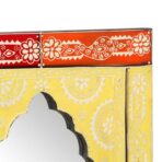 vidaXL Spiegel Handbemalt 40 x 55 cm Massivholz Mango – Bild 4