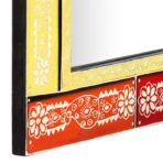 vidaXL Spiegel Handbemalt 40 x 55 cm Massivholz Mango – Bild 5