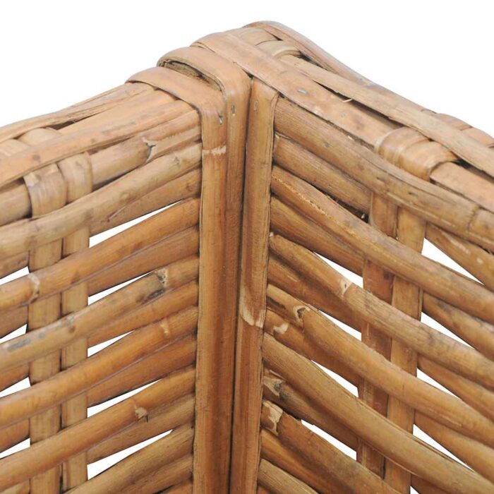 Ecksofa mit Kissen Natürliches Rattan – Bild 6