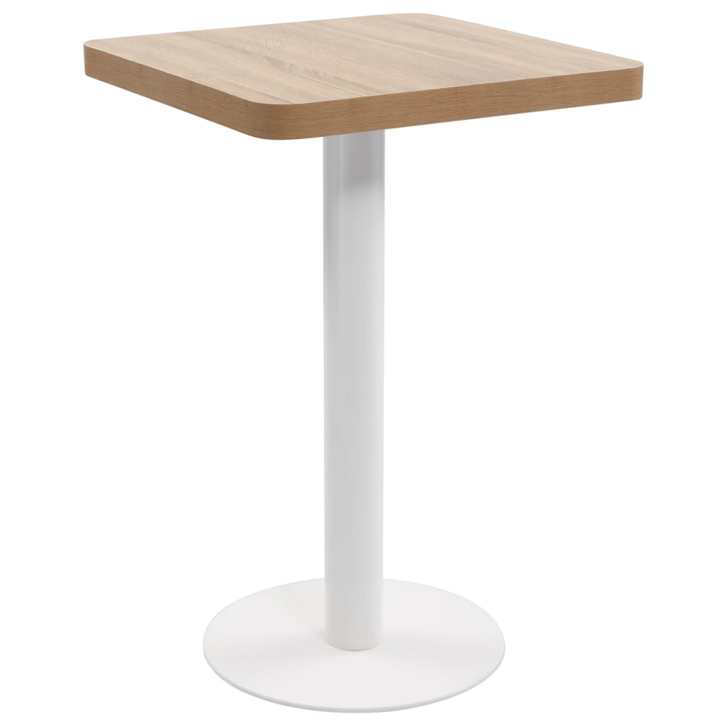 286426_1.jpg Bistrotisch Hellbraun 50x50 cm MDF – Bild 1
