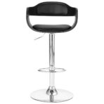 Barhocker Schwarz Kunstleder – Bild 2