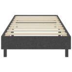 Boxspring-Bettgestell Grau Stoff 80x200 cm – Bild 5