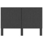 Kopfteil Dunkelgrau Stoff 140×200 cm – Bild 4