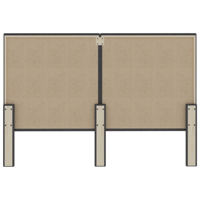 Kopfteil Dunkelgrau Stoff 140×200 cm – Bild 5